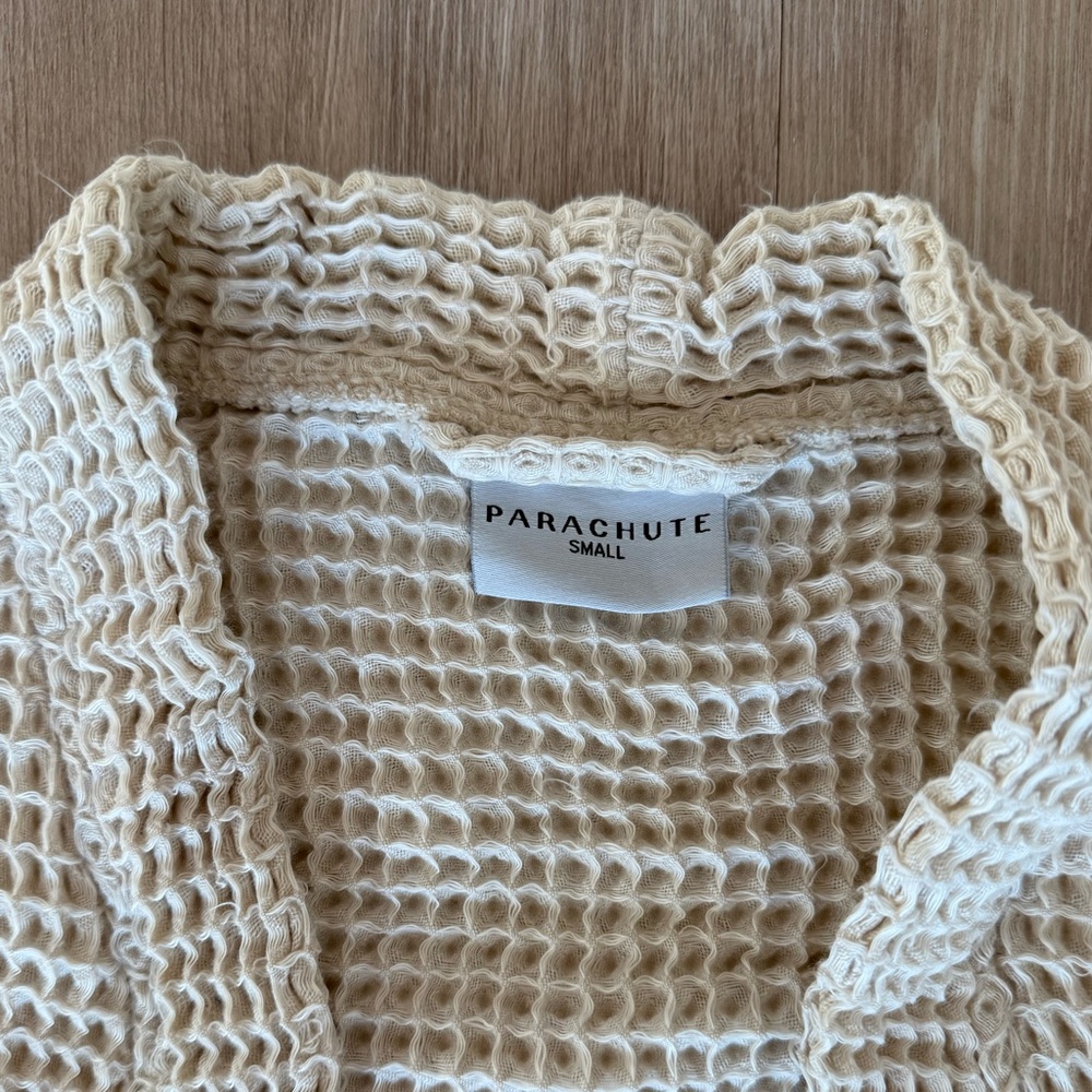 Parachute Tan Waffle Knit Robe - Picture 3 of 3